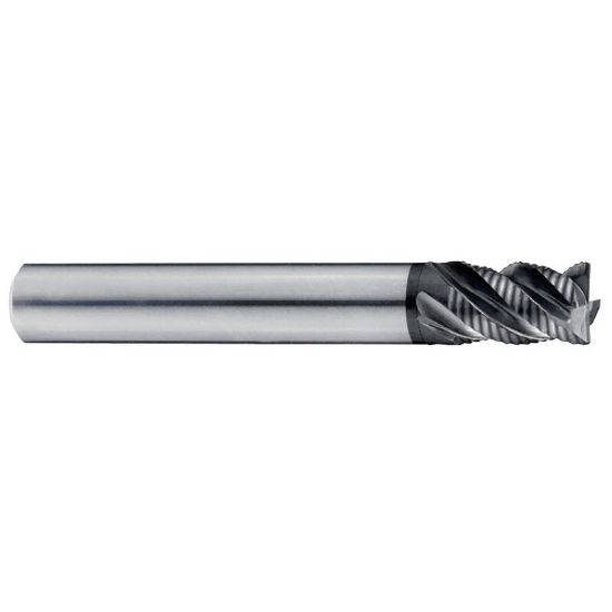 Picture of YG-1 G90864 DIA 1 SH 1.00 LOC 1.7500 OAL 4.2500 End Mill Carbide TiAlN Single End Corner Radius 0.0400 1.02MM X-SPEED End Mill
