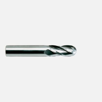 Picture of YG-1 E5250028 DIA 7/16" SH 0.4375 LOC 1.00 OAL 2.7500 End Mill Standard Flute High Helix Carbide Uncoated Single End Ball Nose Generic