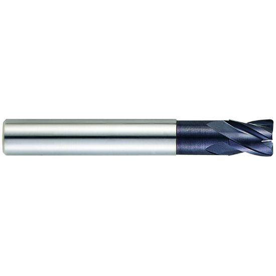 Picture of YG-1 EM839160 DIA 16MM SH 0.6299 LOC 0.7087 OAL 3.5433 End Mill Standard Flute Standard Helix Carbide TiAlN Single End Corner Radius 0.0630 1.60MM X-Power