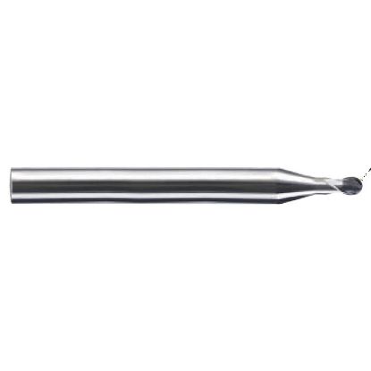 Picture of YG-1 ESB94004012 DIA 0.40MM SH 0.1575 LOC 0.0118 OAL 1.968 End Mill Standard Flute Standard Helix CBN Uncoated Single End Ball Nose CBN