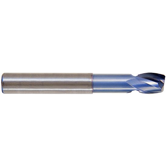Picture of YG-1 24595TC DIA 5/8 SH 0.6250 LOC 0.7500 OAL 4.00 End Mill Standard Flute Standard Helix Carbide TiCN Single End Square Sharp Alu-Power End Mill