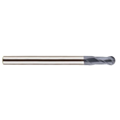 Picture of YG-1 SEMD98160200 DIA 16MM SH 0.6299 LOC 1.1811 OAL 7.8740 End Mill Standard Flute Standard Helix Carbide TiAlN Single End Ball Nose 4G Mill