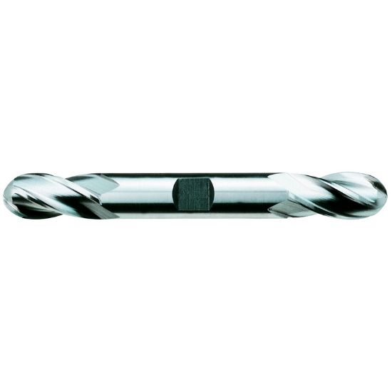 Picture of YG-1 46337CE DIA 5/8 SH 0.6250 LOC 1.3750 OAL 5.00 End Mill Standard Flute Standard Helix Cobalt TiAlN Double End Ball Nose General Purpose