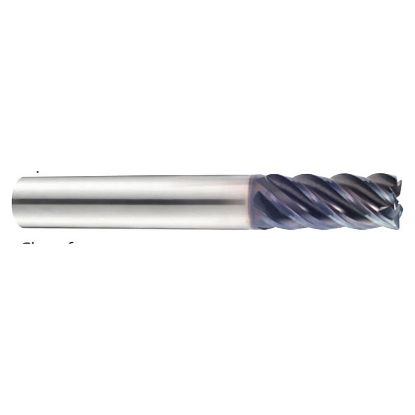 Picture of YG-1 UGMH12064 DIA 1 SH 1.00 LOC 1.1250 OAL 4.00 End Mill Standard Flute Variable Helix Carbide TiAlN Single End Square Sharp TitaNox Power End Mill