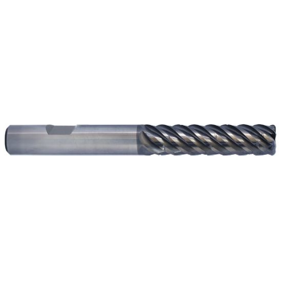 Picture of YG-1 GMF59918 DIA 25MM SH 0.9843 LOC 1.4961 OAL 4.0945 End Mill Standard Flute Variable Helix Carbide TiAlN Single End Corner Radius 0.0787 2.00MM V7 Plus