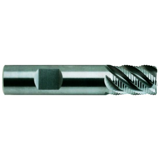 Picture of YG-1 81595TN DIA 5/8 SH 0.6250 LOC 0.7500 OAL 3.00 End Mill Carbide TiN Single End Square Sharp Carbide End Mill