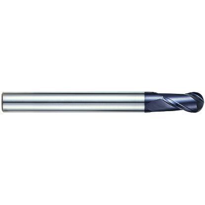 Picture of YG-1 93132 DIA 3/4 SH 0.7500 LOC 1.50 OAL 6.2500 End Mill Standard Flute Standard Helix Carbide TiAlN Single End Ball Nose X-Power