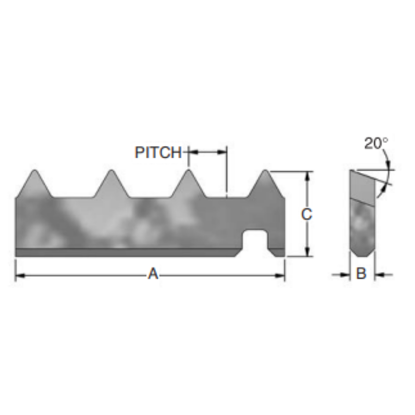 Picture of ADVENT Tool ATM-410A3.5MME2 Indexable Thread Mill E2 Skipped Internal 3.50MM Pitch Carbide