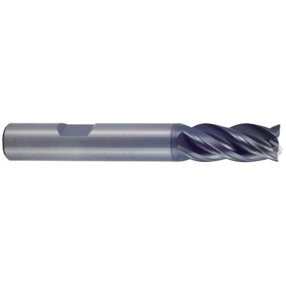 Picture of YG-1 UGMF77906 DIA 1 SH 1.00 LOC 1.00 OAL 4.00 End Mill Standard Flute Variable Helix Carbide TiAlN Single End Square Sharp V7 Plus A