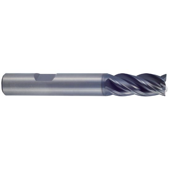 Picture of YG-1 UGMF77906 DIA 1 SH 1.00 LOC 1.00 OAL 4.00 End Mill Standard Flute Variable Helix Carbide TiAlN Single End Square Sharp V7 Plus A