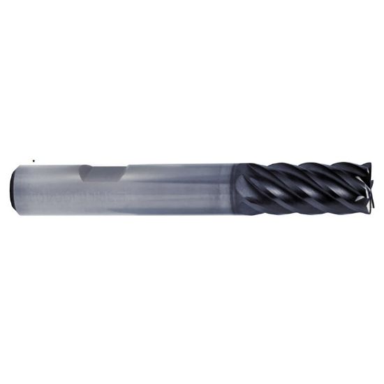 Picture of YG-1 UGMG21911 DIA 5/8 SH 0.6250 LOC 3.00 OAL 5.00 End Mill Standard Flute Variable Helix Carbide TiAlN Single End Square Sharp V7 Plus A