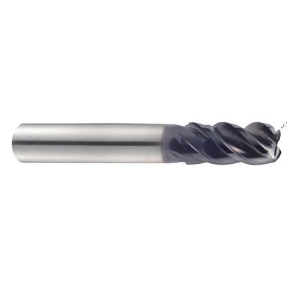 Picture of YG-1 UGMG42S996 DIA 1 SH 1.00 LOC 4.2500 OAL 7.00 End Mill Standard Flute Variable Helix Carbide TiAlN Single End Corner Radius 0.1900 4.83MM TitaNox Power End Mill