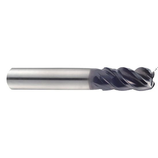 Picture of YG-1 UGMG42S996 DIA 1 SH 1.00 LOC 4.2500 OAL 7.00 End Mill Standard Flute Variable Helix Carbide TiAlN Single End Corner Radius 0.1900 4.83MM TitaNox Power End Mill