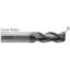 Picture of YG-1 E5G97911 DIA 1/4 SH 0.2500 LOC 0.6250 OAL 2.50 End Mill Standard Flute Standard Helix Carbide Uncoated Single End Corner Radius 0.0600 1.52MM Alu-Power HPC