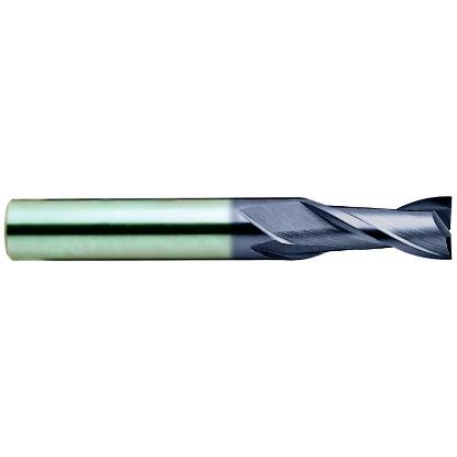 Picture of YG-1 EH527110 DIA 11MM SH 0.4331 LOC 0.8661 OAL 3.2677 End Mill Standard Flute Standard Helix Carbide TiAlN Single End Square Sharp Carbide End Mill