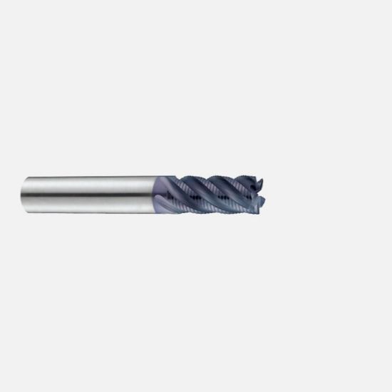 Picture of YG-1 EHE54060 DIA 6MM SH 0.2362 LOC 0.6299 OAL 2.2441 End Mill Carbide TiAlN Single End Corner Radius 0.0079 0.20MM TitaNox Power End Mill