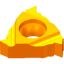 Picture of ZCC RT16.01W-8NPTF YBG201 Insert Sandvik Full Profile TiN 8.00TPI NPTF