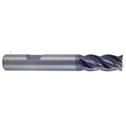 Picture of YG-1 UGMF69064 DIA 1 SH 1.00 LOC 1.00 OAL 4.00 End Mill Standard Flute Variable Helix Carbide TiAlN Single End Square Sharp V7 Plus A