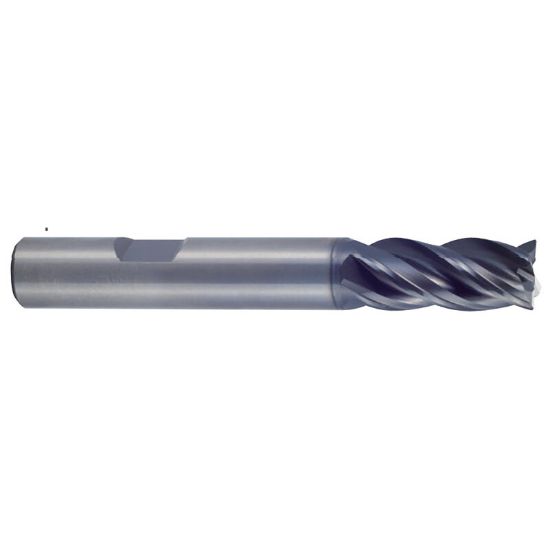 Picture of YG-1 UGMF69064 DIA 1 SH 1.00 LOC 1.00 OAL 4.00 End Mill Standard Flute Variable Helix Carbide TiAlN Single End Square Sharp V7 Plus A