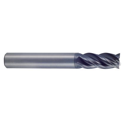 Picture of YG-1 UGMF76910 DIA 1 SH 1.00 LOC 1.00 OAL 4.00 End Mill Standard Flute Variable Helix Carbide TiAlN Single End Square Sharp V7 Plus A