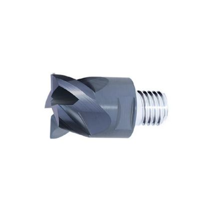 Picture of ZCC Q18-PM-4E-1-1/4 DIA 1-1/4 SH T18 LOC 0.6690 OAL 1.4170End Mill,Replacable Head Standard Flute Standard Helix Carbide TiAlN Single End 45.0° Chamfer Z-PERFECT