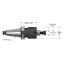 Picture of AB ToolS Shell Arbor 200 Parallelogram 90.0°, Face Mill Shell Arbor 0.5000 Positive 2.0000 50.80MM Cutter Dia