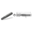 Picture of ADVENT Tool 142714-1CSNPTFD190 Carbide Thread Mill 27.00TPI NPTF 0.190 Cutter Diameter Cylindrical 0.2500 Shank