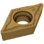 Picture of CERATIZIT DCMT21.51EN-F43 CTC2135 Turning Insert 55.0° Positive 0.016 Corner Radius TiCN + TiNB