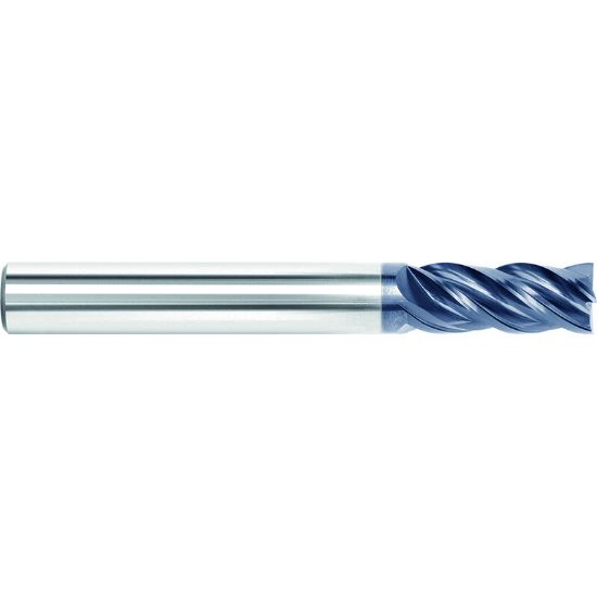 Picture of ZCC VSM-4E-3/4 KMG405 DIA 3/4 SH 0.7500 LOC 1.7500 OAL 4.00 End Mill Standard Flute Variable Helix Carbide TiAlN Single End Square Sharp