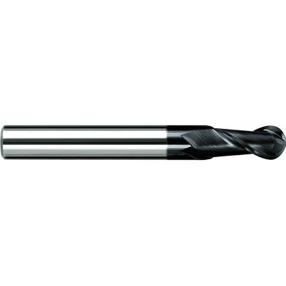 Picture of ZCC HM-2B-1/2 KMG5515 DIA 1/2 SH 0.50 LOC 1.00 OAL 3.00 End Mill Standard Flute Variable Helix Carbide TiAlN Single End Square Sharp