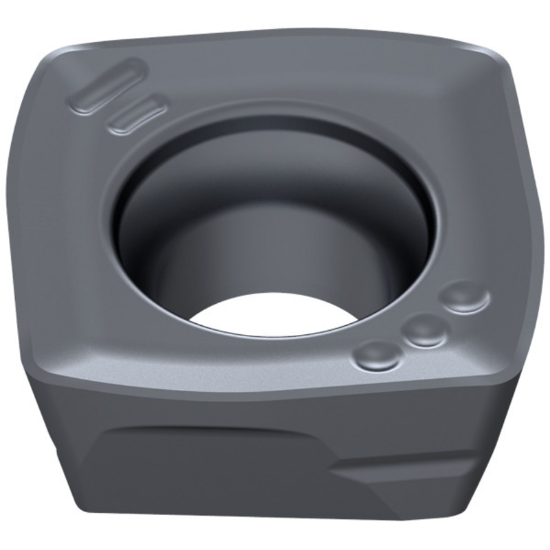 Picture of CERATIZIT XPLX 060305SR-M50 CTPM240 Milling Insert Square 0.019 Corner Radius TiAlTaN