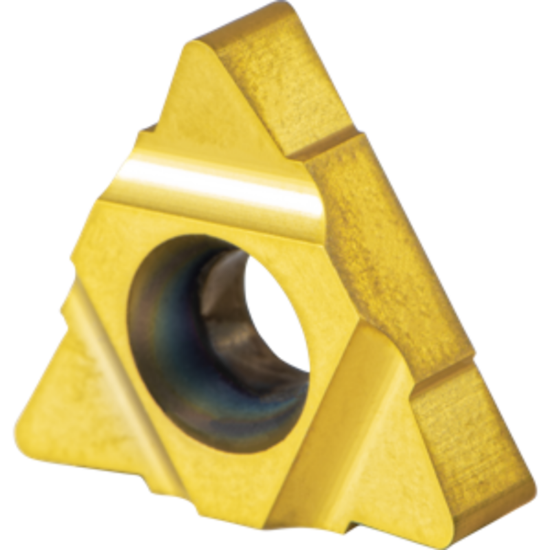 Picture of CARMEX 22UIRL4UNMXC Threading Insert 4.00TPI UN Internal Neutral TiCN + TiN ISO 22