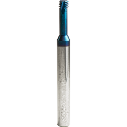 Picture of CARMEX MTS06048C15 1.0 MJ Thread Mill 1.00TPI 0.19 Dia 0.59 Neck 0.23 Shank Internal 3 Flute AlTiN