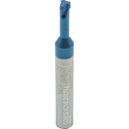 Picture of CARMEX MTS08051C16 28 UNJ Thread Mill 28.00TPI 0.20 Dia 0.63 Neck 0.31 Shank Internal 3 Flute AlTiN