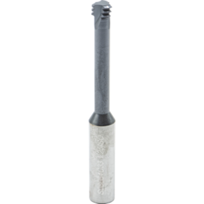 Picture of CARMEX MTS08064C33 1.25 ISO Thread Mill M8 x 1.25MM 0.25 Dia 1.32 Neck 0.31 Shank Internal 3 Flute 4xD1 AlTiN