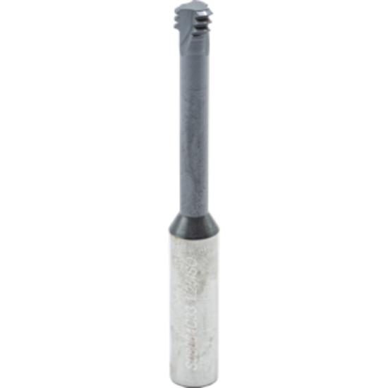 Picture of CARMEX MTS08064C33 1.25 ISO Thread Mill M8 x 1.25MM 0.25 Dia 1.32 Neck 0.31 Shank Internal 3 Flute 4xD1 AlTiN