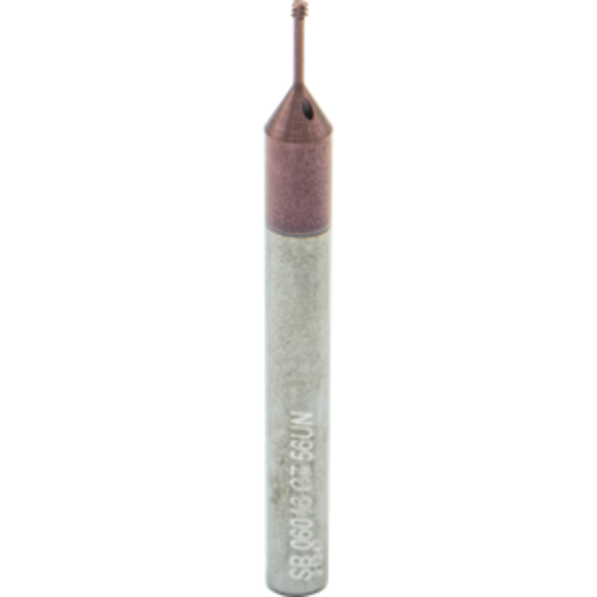 Picture of CARMEX MTSB 06016 C7 56 UN Thread Mill 0.06 Dia 56.00TPI 0.28 Neck 2.30 OAL 3 Flute 3xD1 Internal AlTiN