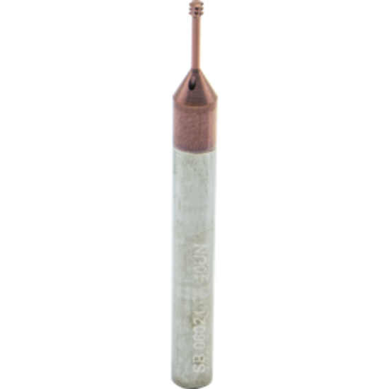 Picture of CARMEX MTSB 06021 D9 40 UN Thread Mill 0.08 Dia 40.00TPI 0.36 Neck 2.30 OAL 4 Flute 3xD1 Internal AlTiN