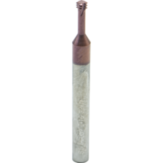 Picture of CARMEX MTSB 06037 D10 32 UN Thread Mill 0.14 Dia 32.00TPI 0.41 Neck 2.30 OAL 4 Flute 2xD1 Internal AlTiN