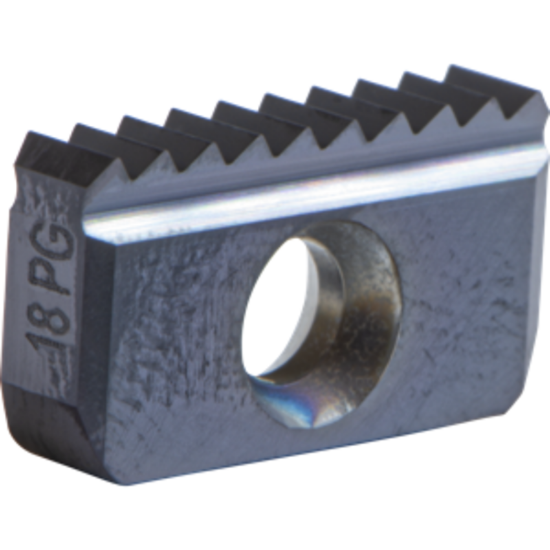 Picture of CARMEX 14 - 18 PG MT7 Indexable Thread Mill Insert 18.00TPI TiAlN Coating 14 Size