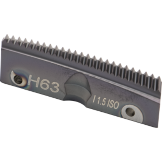 Picture of CARMEX H63 I 1.5 ISO MT7 Indexable Thread Mill Insert 1.50MM TiAlN Coating H6 Size