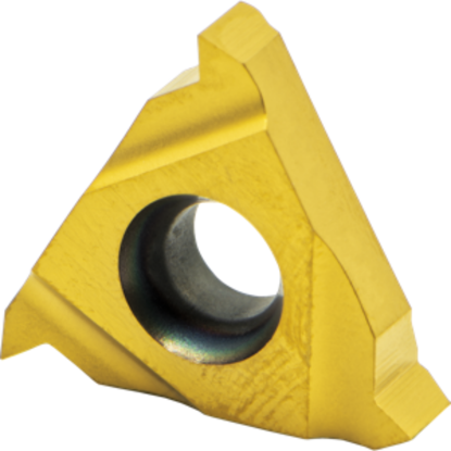 Picture of CARMEX 16ELA55MXC Threading Insert 16.00TPI - 48.00TPI 1.59MM - 0.53MM 55.0° External Left TiCN + TiN ISO 16
