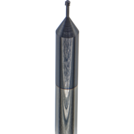 Picture of CARMEX MTS0250C17 56 UN Thread Mill 0.06 Dia 56.00TPI 0.17 Neck 2.50 OAL 3 Flute 2xD1 Internal AlTiN
