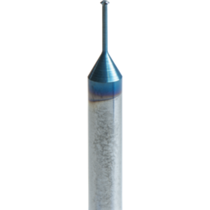 Picture of CARMEX MTI03009C4 0.25 ISO Thread Mill M1.2 x 0.25MM 0.03 Dia 0.17 Neck 0.11 Shank Internal 3 Flute AlTiN