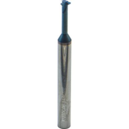 Picture of CARMEX MTI0250C06 14 ACME Thread Mill 14.00TPI 0.20 Dia 0.60 Neck 0.25 Shank Internal 3 Flute AlTiN