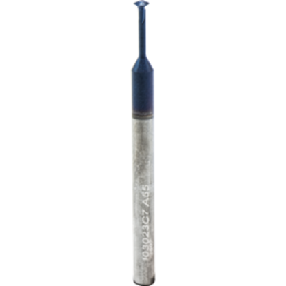 Picture of CARMEX MTI03023C7 A55 Thread Mill 40.00TPI - 32.00TPI 0.08 Dia 0.28 Neck 0.11 Shank Internal 3 Flute AlTiN