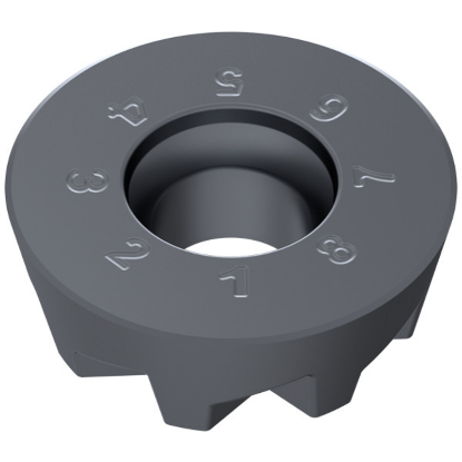 Picture of CERATIZIT RPNX 1605M8SN CTPK220 Milling Insert Round 0.315 Corner Radius TiAlTaN