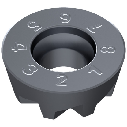 Picture of CERATIZIT RPHX 1204M8SN CTPM225 Milling Insert Round 0.236 Corner Radius TiAlTaN