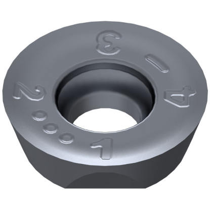Picture of CERATIZIT RDHX 0802M4SN-F50 CTPM240 Milling Insert Round 0.157 Corner Radius TiAlTaN