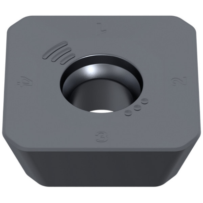Picture of CERATIZIT SDKT 1907AESN-R50 CTPM225 Milling Insert Square 0.062 Corner Radius TiAlTaN